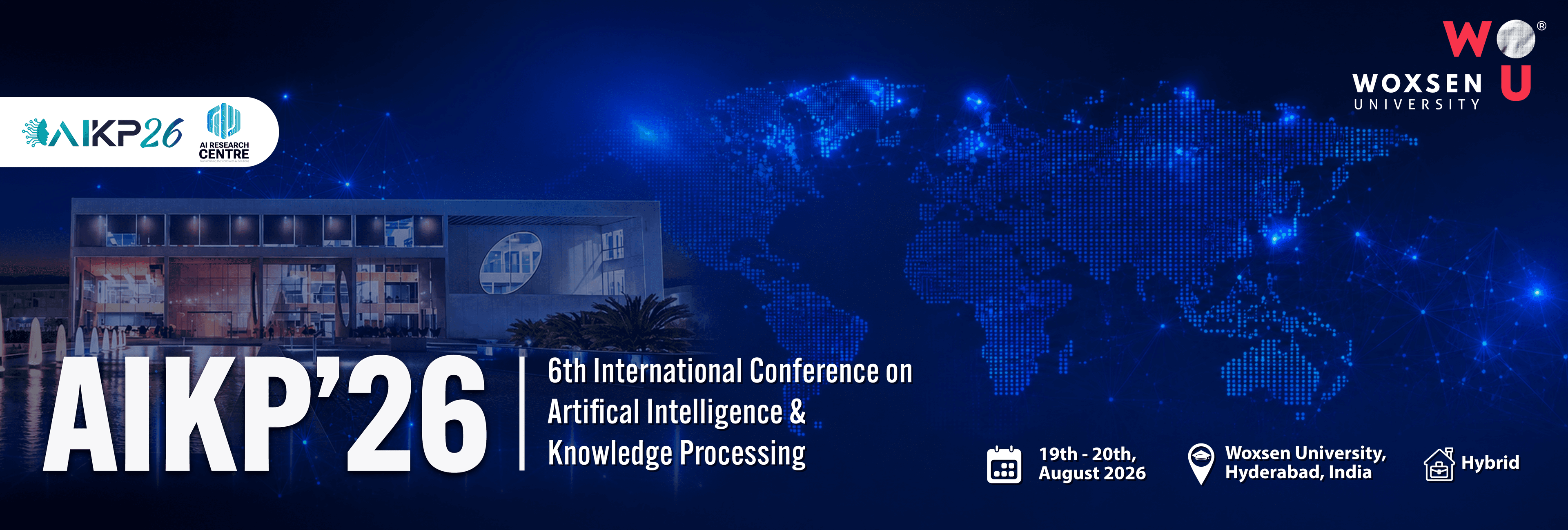 6th International Conference on Artificial Intelligence and Knowledge Processing (AIKP'26)