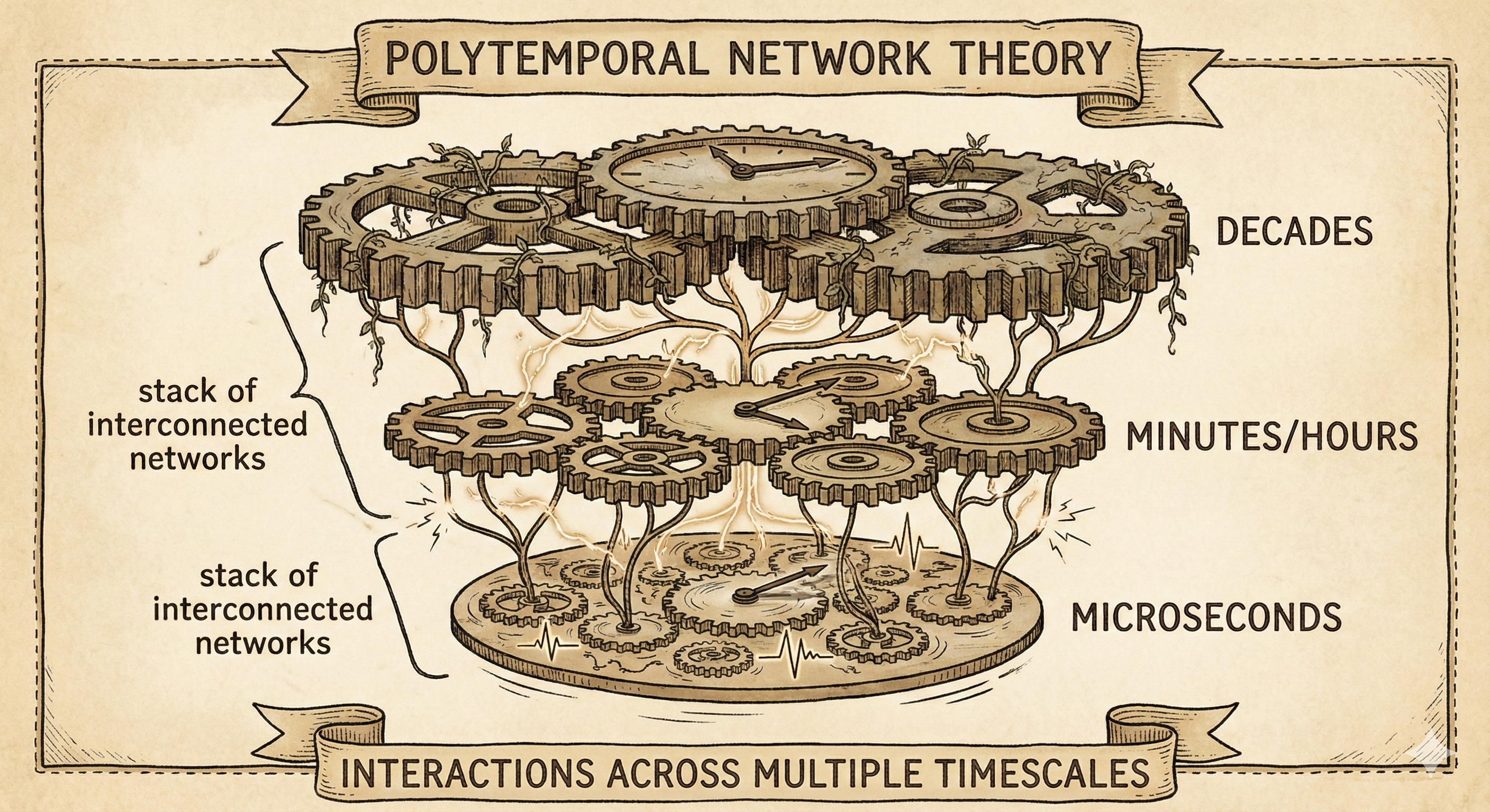 Polytemporal Network Theory